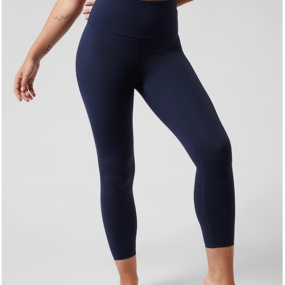 Athleta Ultra High-Rise Elation Tights - Navy - Picture 2 of 8
